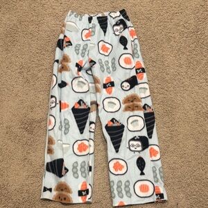 Kids Sushi Print Pajama Pants